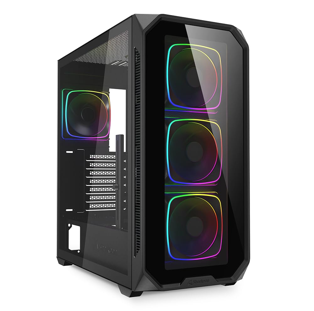 Sharkoon AK5G RGB Black, ATX - Carcasa para PC