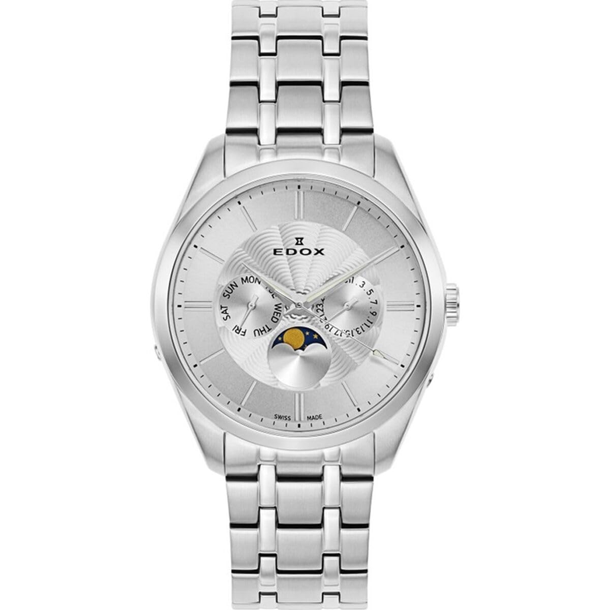 Edox Reloj Hombre BEMONTS MOONPHASE Day Date S7289995 - EAN: 7640428083747
