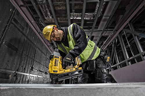 DEWALT DCN890P2-QW - Clavadora de Hormigón sin escobillas XR 18V con 2 baterías Li-Ion 5,0Ah para clavos 15° de 2,6-3,7mm diámetro y 13-57mm largo