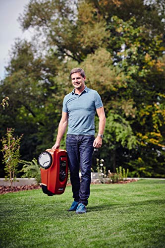 Einhell Robot cortacésped GC-RM 500 (batería de 2,0 Ah, sensores de Lluvia, Golpes, inclinación y elevación, Ajuste de Altura de Corte de 20 mm a 60 mm, para Pendientes de hasta 35%, Incluye Equipo