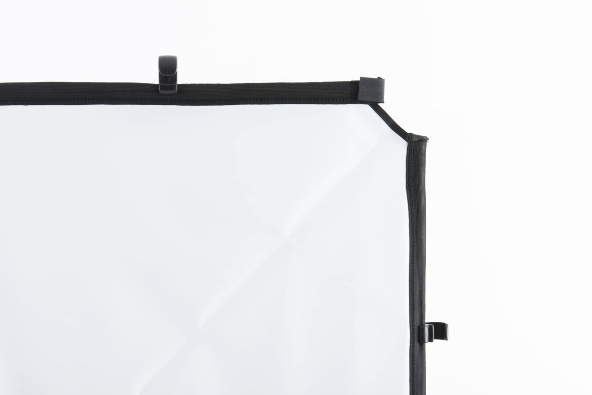 Manfrotto Skylite - Tela 1.1 x 2 m, Blanco/Negro