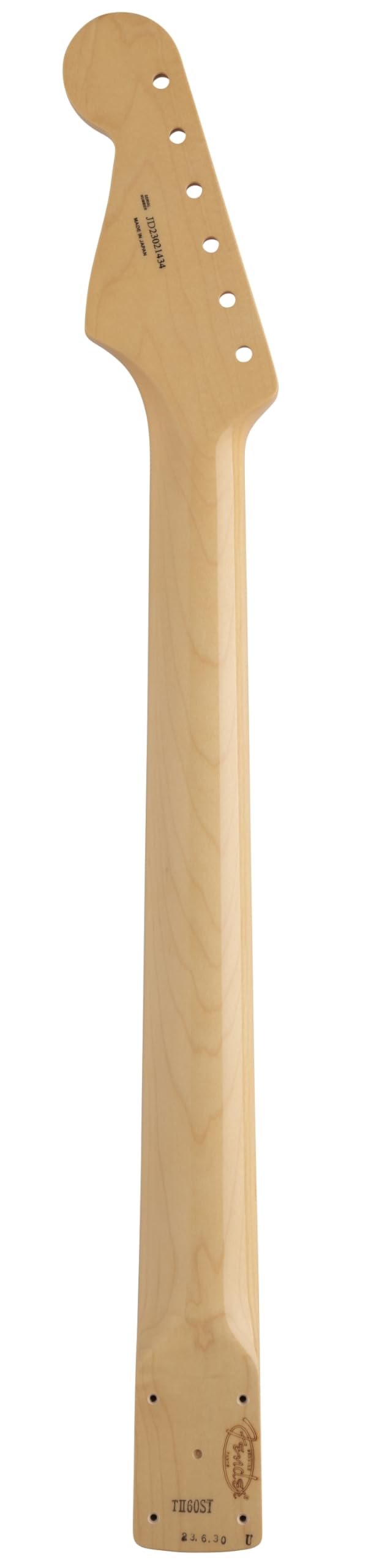 Fender Made in Japan Traditional II 60's Stratocaster Neck, 21 Vintage Frets, 9.5" Radius, U Shape, Rosewood