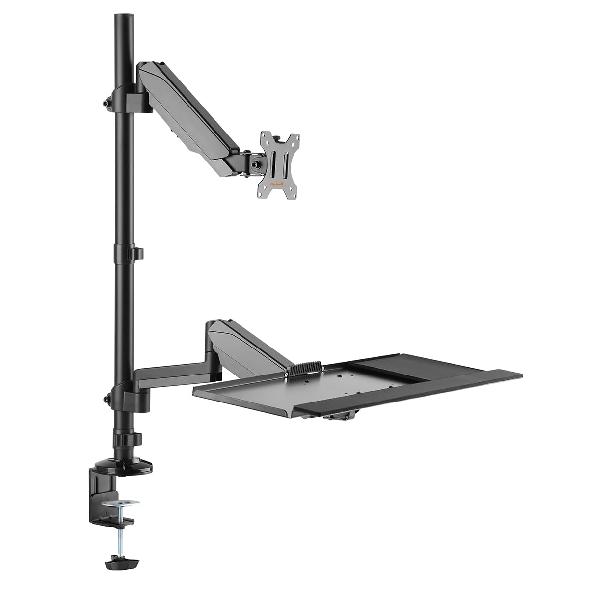 my wall Soporte para Teclado y Monitor – HL63L para reequipar el Escritorio con Altura Ajustable, Giro Lateral, inclinable, Vertical y Horizontal