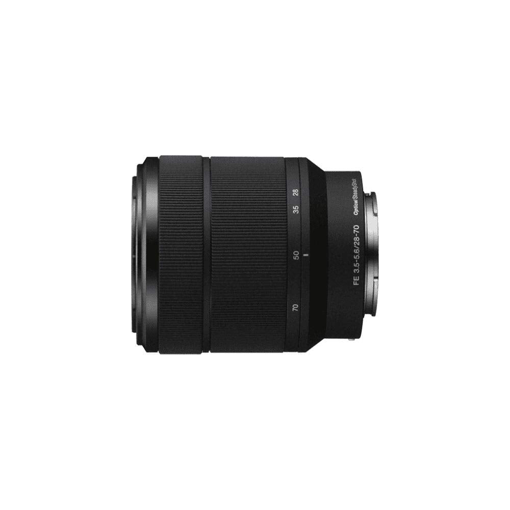 Sony Fe 28-70Mm F/3.5-5.6 OSS - Objetivo para Sony (Distancia Focal 28-70Mm, Apertura F/3.5-36, Zoom Óptico 2.5X,Estabilizador Óptico, Diámetro: 55Mm) Negro