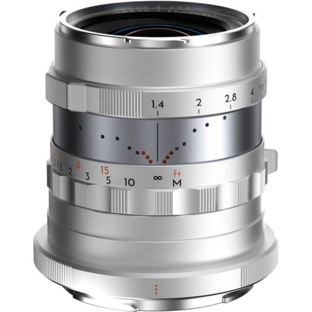 Thypoch Lente de fotografía de fotograma Completo Simera 28 mm f1.4 para Montura Nikon Z, Color Plateado