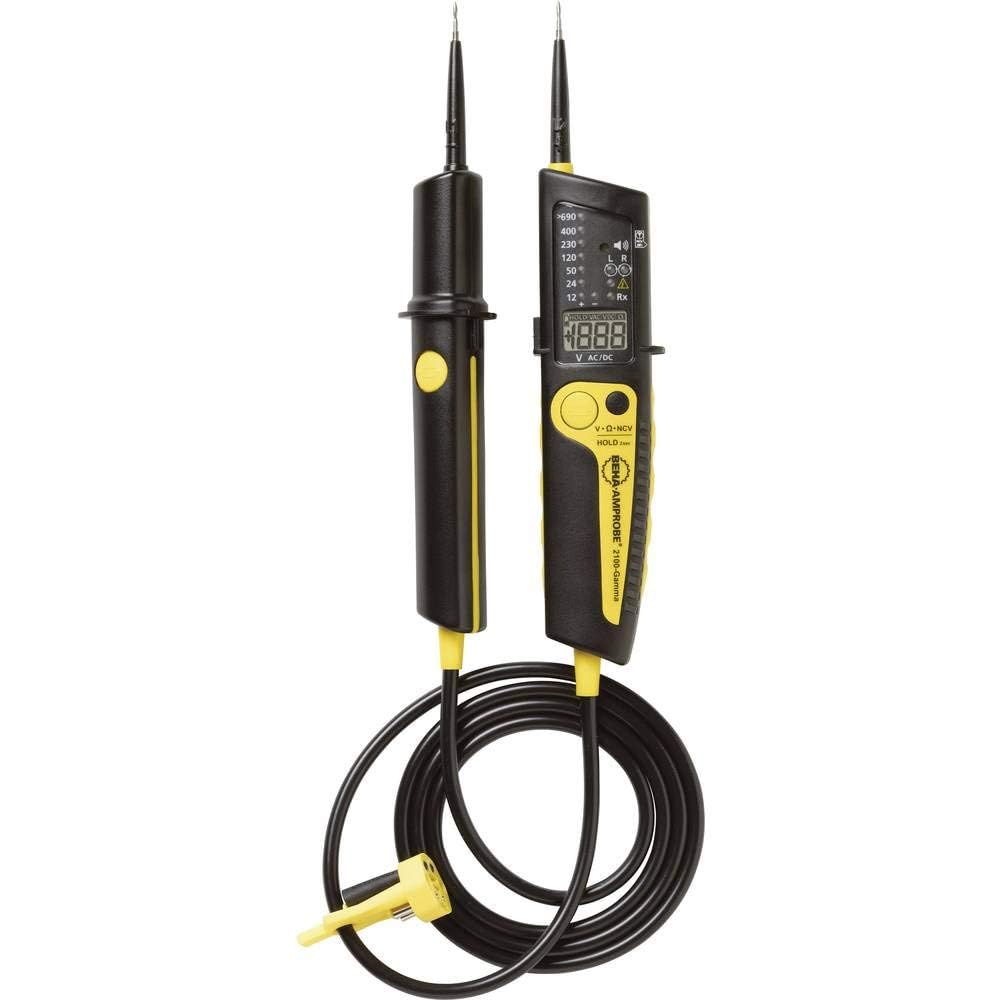Beha Amprobe 2100-GAMMA Zweipoliger Spannungsprüfer, 12-1000 V/AC, 12-1200 V/DC LED, LCD CAT II