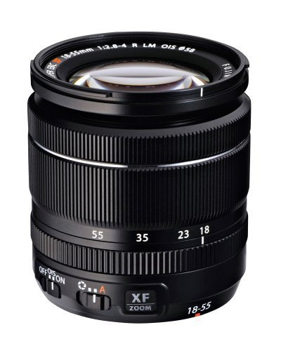 Fujifilm 18-55 mm f/2.8-4.0 XF R LM OIS - Objetivo para Fujifilm (Distancia Focal 18-55mm, Apertura f/2.8-22, estabilizador, diámetro: 58mm) Color Negro