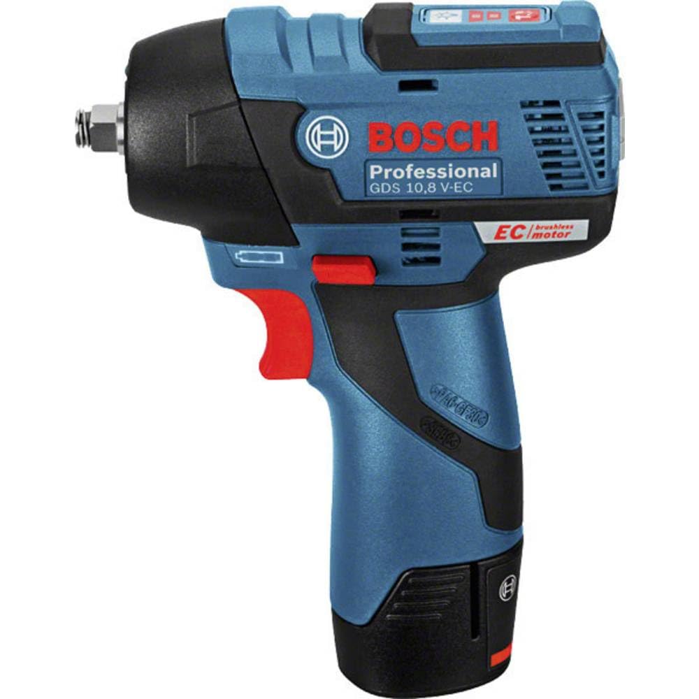 Bosch Professional GDS 12V-115 - Atornillador de impacto a batería (sin batería, 12V, 115 Nm, en L-BOXX)