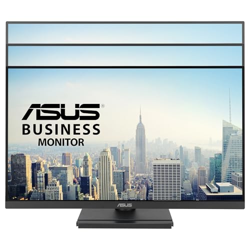 ASUS VA279QGS Monitor Profesional de 27 Pulgadas, IPS, Full HD, sin Marco, 120Hz, Adaptive-Sync, MPRT de 1ms, HDMI, DisplayPort, VGA, luz Azul Baja, antiparpadeo, diseño ergonómico, Montaje en Pared