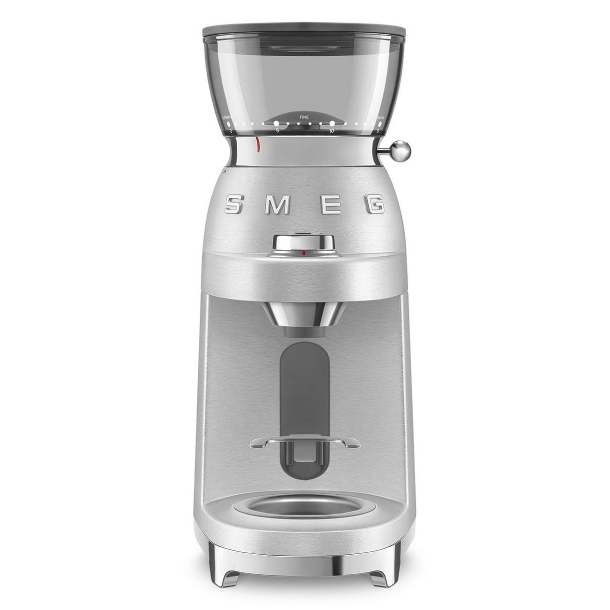 SMEG CGF02SSEU Molinillo de café, Plastic