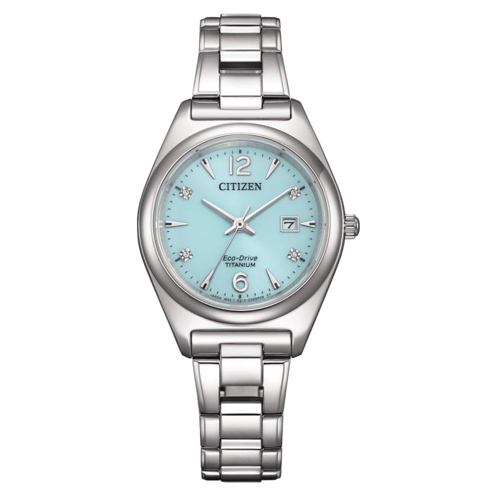 CITIZEN Reloj Analógico para Mujeres de con Correa en Titanio EW2601-81M