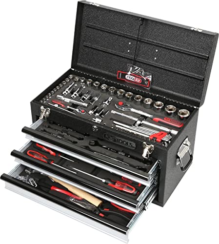 KS Tools 918.0100 1/4"+1/2" Juego de herramientas universales CHROMEplus, 99 pzs GEAR