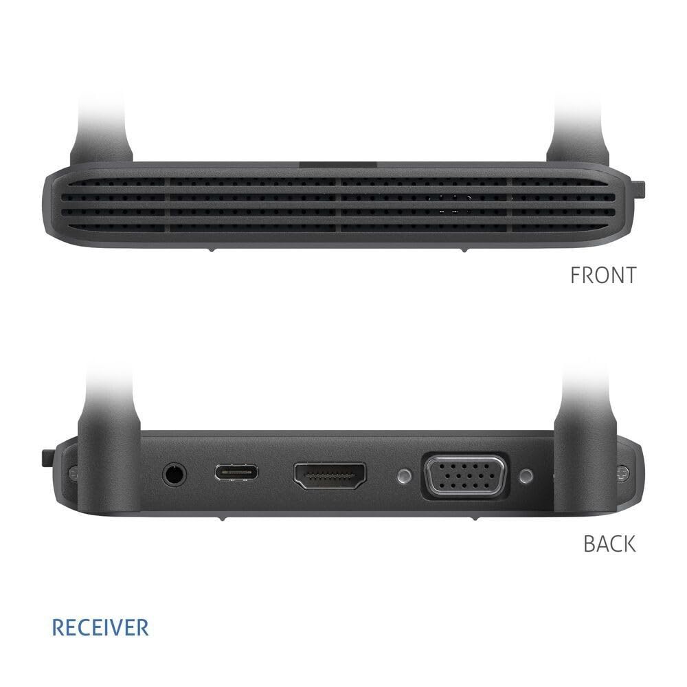 PureLink® Wireless-HDMI Set, transmisión inalámbrica HDMI, Full HD, 1080p, transmisión sin comprimir a una Distancia de hasta 30 Metros, Juego de dongle transmisor y Receptor, Negro