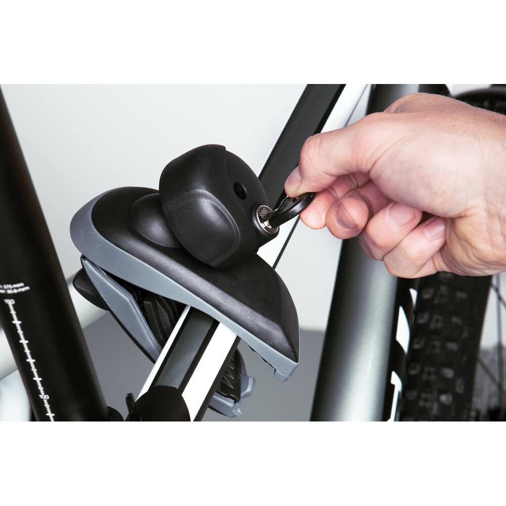 Yakima FOLDCLICK 2 Car bicycle holder Montaje de enganche trasero Negro, Metálico - Soporte de bicicleta (14,5 kg, 740 x 670 x 280 mm)