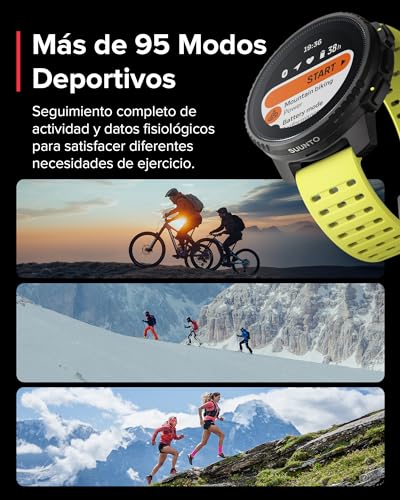 SUUNTO Vertical Reloj Deportivo - Smartwatch GPS, GPS de Doble Frecuencia, Mapas sin Conexión Gratuitos, Autonomía de hasta 50 Días, Carcasa Resistente Militarmente, Resistente al Agua hasta 100m