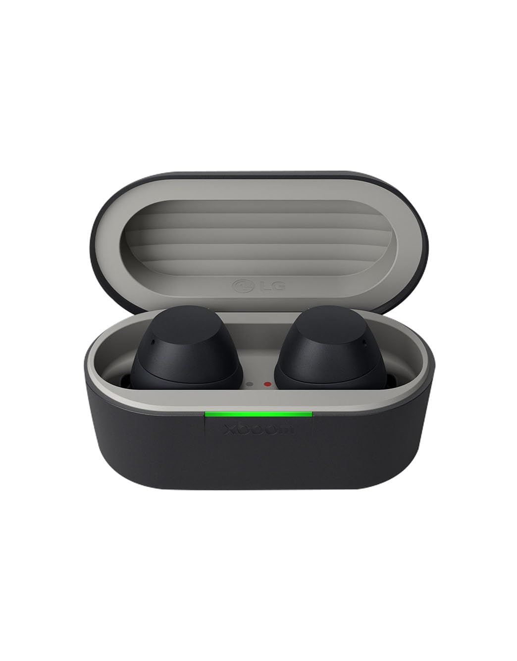 LG xboom Buds, Auriculares Bluetooth con cancelación Activa de Ruido, Negro