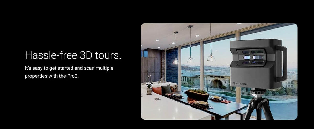 Matterport Pro2 3D Camera for Creating Professional 3D Virtual Experiences with 360 Views and 4K Photography