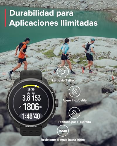 SUUNTO Race Reloj Deportivo - Smartwatch Exteriores, Pantalla AMOLED Brillante De 1,43" Con Cristal De Zafiro, Corona Cómoda y Botones De Control, GPS De Doble Frecuencia, Larga Duración De La Batería