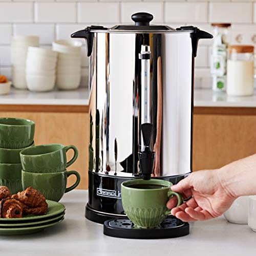 CASSELIN CPC60S - Percolador de café, acero inoxidable