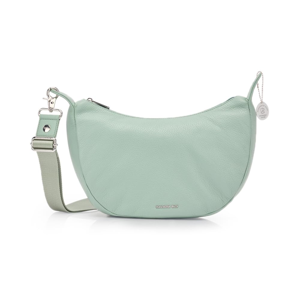 Mandarina Duck Mellow Leather Hobo, Mujeres, Iceberg Green