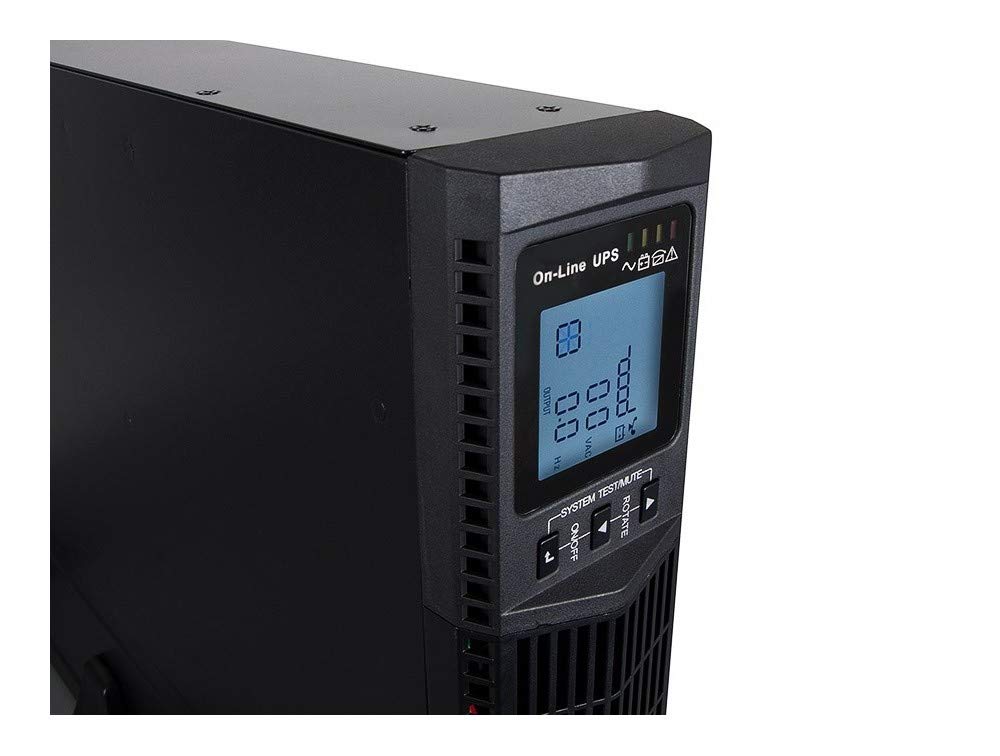 Green Cell Pro UPS USV Rack Mount Sistema de alimentación ininterrumpida 3000VA (2700W) con protección contra sobretensión 230V Online 6X IEC320 USB RS232