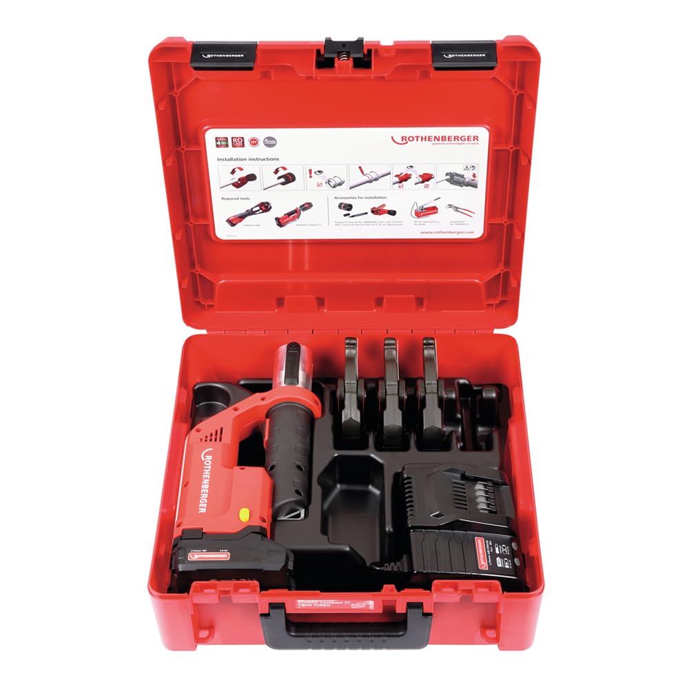 Rothenberger - ROMAX COMP. TT SET SV15-22-28 MM, 1 X 2 AH, EU