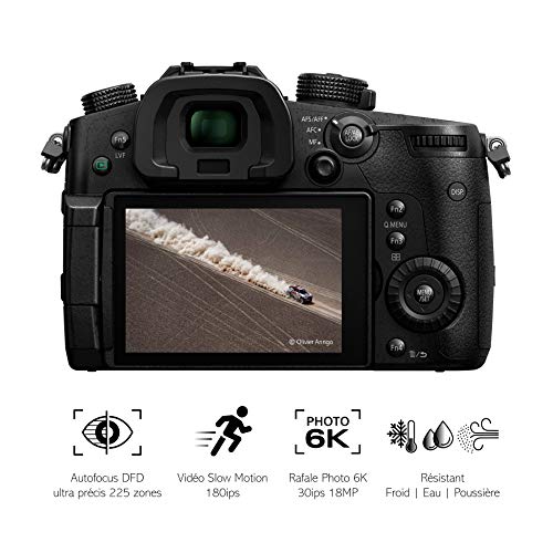 Panasonic Lumix GH5M | Cámara Híbrida Expert + Lente Lumix 12-60mm (Sensor 4/3 20MP, Doble Stab., Visor OLED, 4K60p/C4K24p 4:2:2 10bit, Tropicalizado) Negro - Versión Francesa