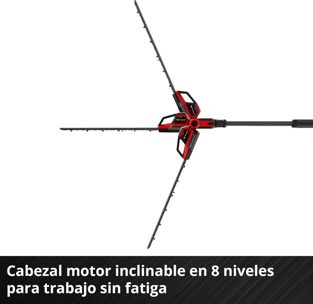 Einhell Professional Cortasetos telescópico con batería GP-HH 18/50 Li T BL-Solo Power X-Change (18V, longitud de corte 50 cm, distancia entre dientes 25 m, Brushless, 8 veces inclinable, sin batería)