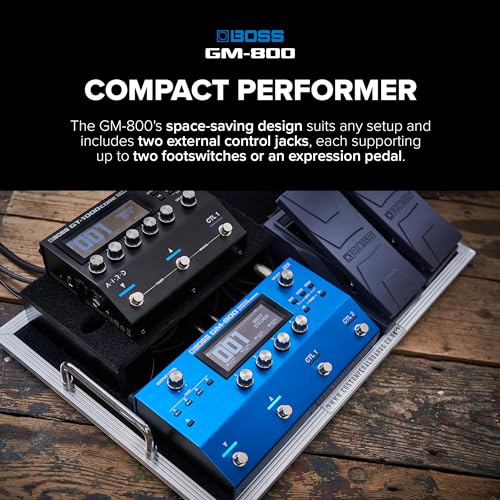 Sintetizador de guitarra BOSS GM-800 | Sofisticado sintetizador de guitarra y bajo con nueva interfaz Serial GK | Generador de sonido ZEN-Core avanzado | Potente proceso mediante Scenes