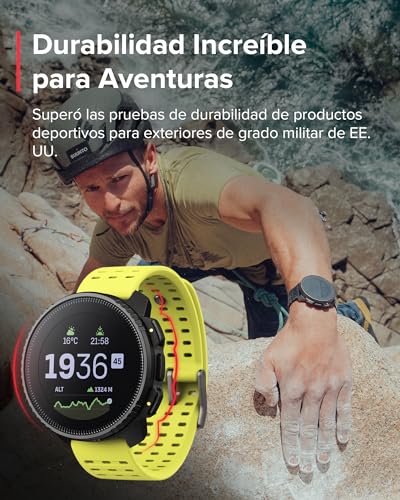 SUUNTO Vertical Reloj Deportivo - Smartwatch GPS, GPS de Doble Frecuencia, Mapas sin Conexión Gratuitos, Autonomía de hasta 50 Días, Carcasa Resistente Militarmente, Resistente al Agua hasta 100m