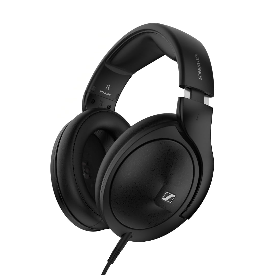 Sennheiser HD 620S Auriculares - Sonido estéreo audiófilo prémium con Imagen Espacial Similar a la de un Altavoz y Entorno optimizado para una Escucha Envolvente - con Cable