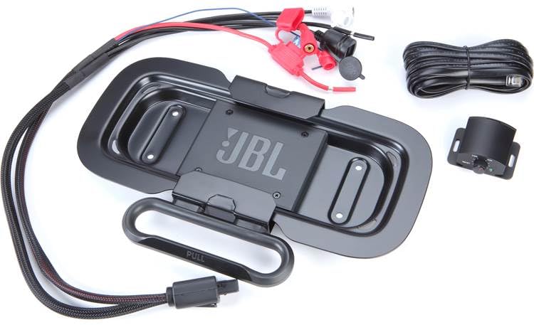 JBL BASSPRO Go - 2 en 1: Subwoofer activo para coche y altavoz Bluetooth JBL de 200 vatios en uno de Harman Kardon - Se puede usar en el coche y al lado