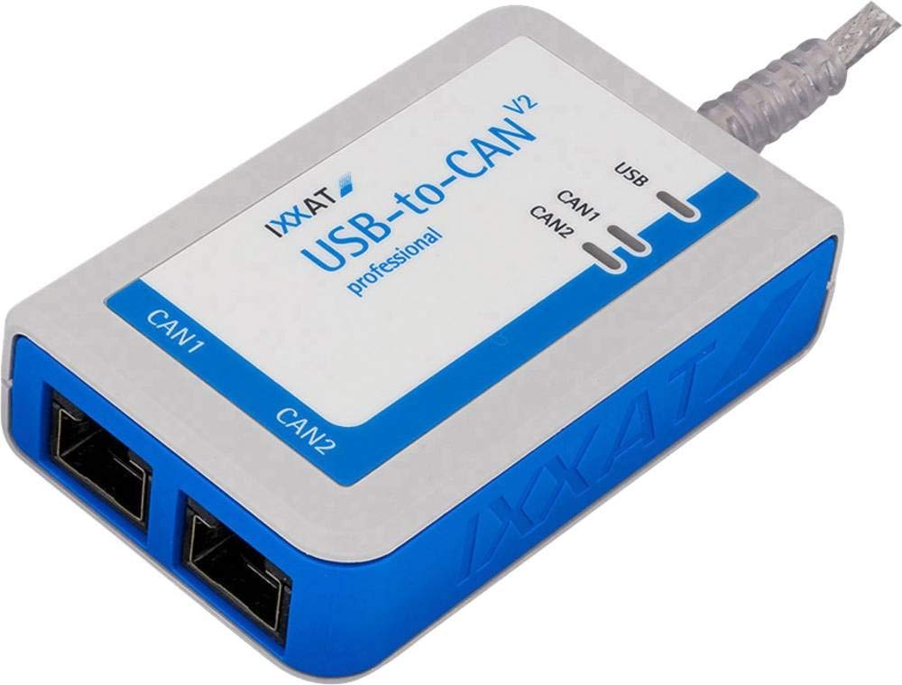 Ixxat 1.01.0283.22002 1.01.0283.22002 - Conversor CAN USB, Bus CAN, RJ-45, D-SUB9 5V CC, 1 unidad
