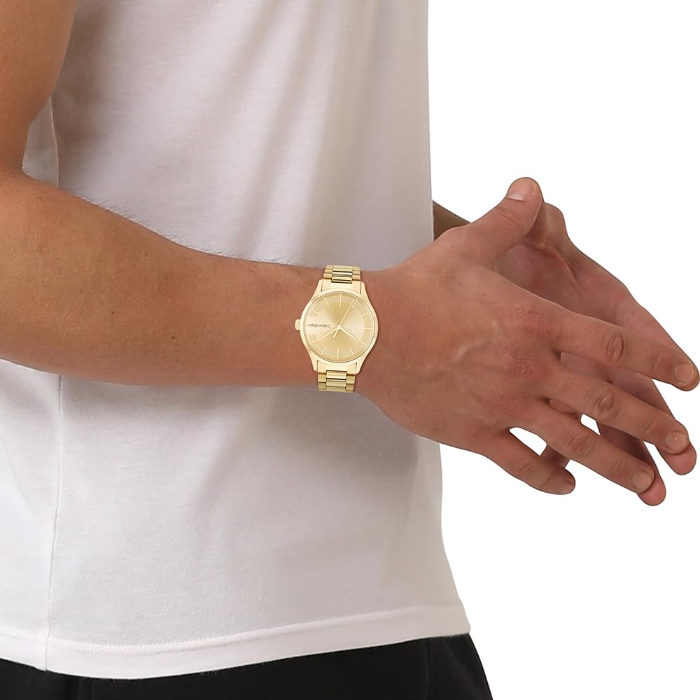 Calvin Klein Reloj Analógico de Cuarzo para Hombre y Mujer Colección Iconic con Pulsera de Acero Inoxidable