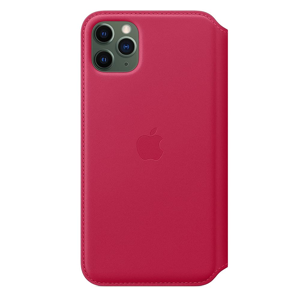 Apple Funda Leather Folio (para el iPhone 11 Pro MAX) - Frambuesa