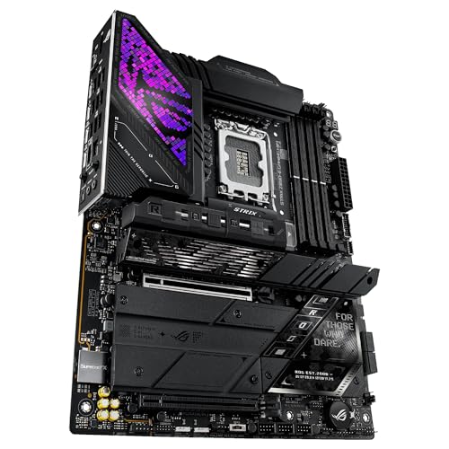 ASUS ROG Strix Z890-E Gaming WiFi - Placa Base ATX, 18+1+2+2 etapas de Potencia, DDR5, PCIe 5.0 Compatible con GPU de última generación, Siete Ranuras M.2, WiFi 7, AI Overclocking, AI Networking II