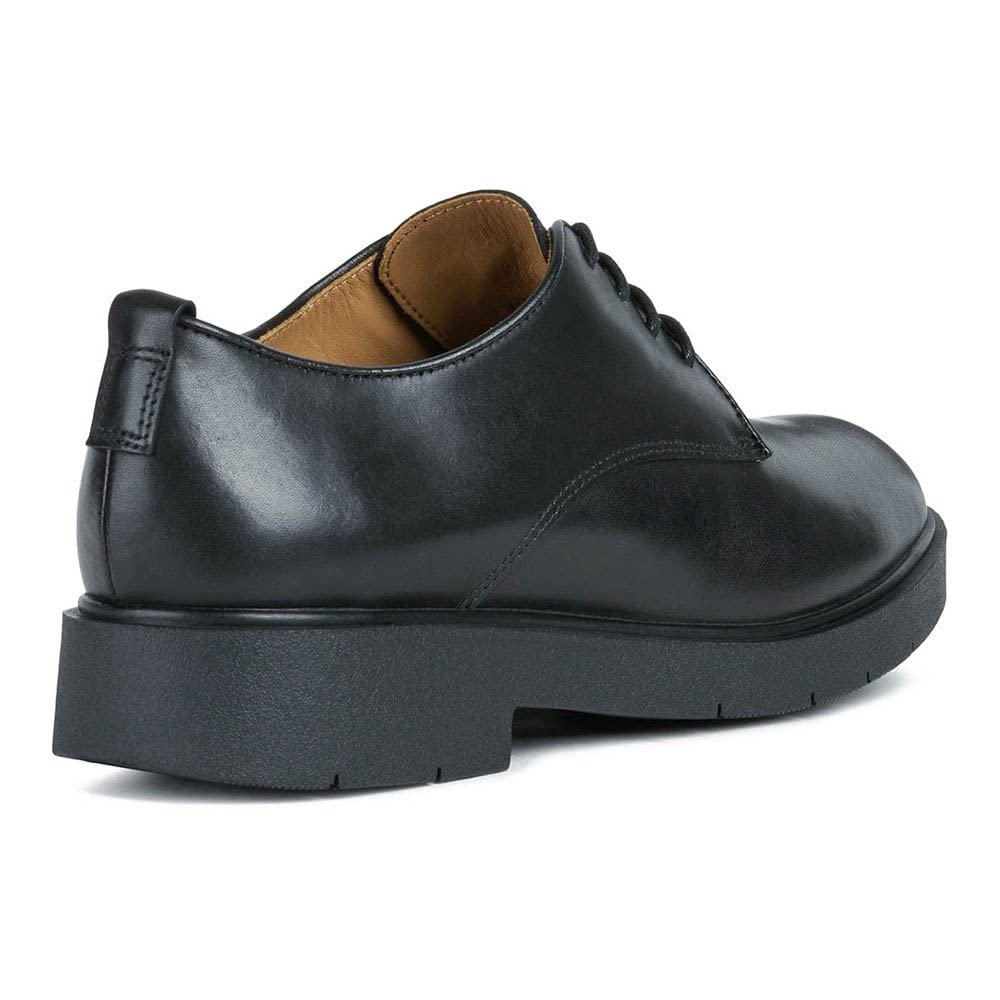 Geox D Spherica Ec1 A, Zapatos para Mujer, Negro (Black), 38.5 EU