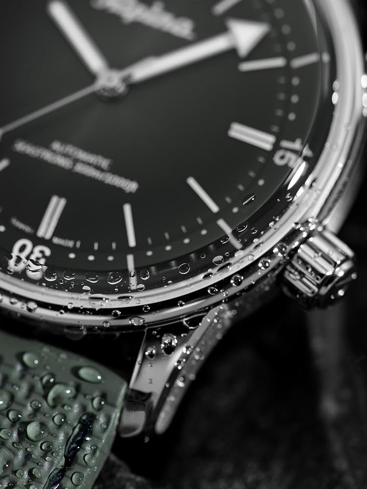 Alpina Reloj Analógico para Hombre de Cuarzo con Correa en Acero Inoxidable mid-39681
