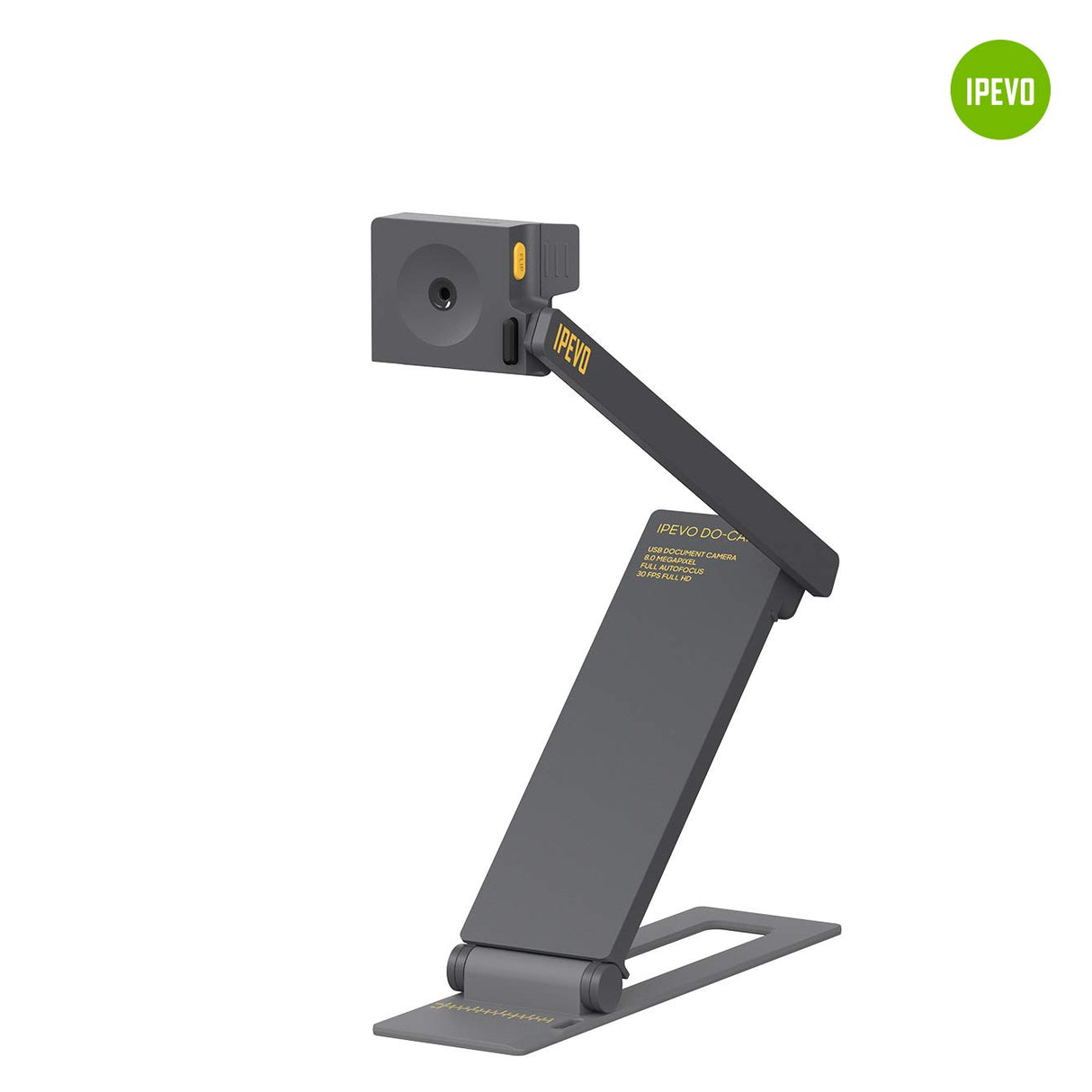Ipevo DO-CAM — Cámara USB HD de 8 Megapíxeles. Portátil y compacta para comunicación Profesional; presentaciones; Captura de imágenes; Aprendizaje a Distancia; Trabajo Remoto; videollamadas.