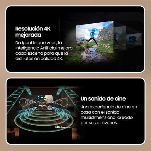 SAMSUNG TV 55 Pulgadas Neo QLED QN85D 4K Mini LED con Resolución 4K Mejorada, Procesador NQ4 AI Gen2 con Inteligencia Artificial, Dolby Atmos, Q-Symphony y EyeComfort Mode