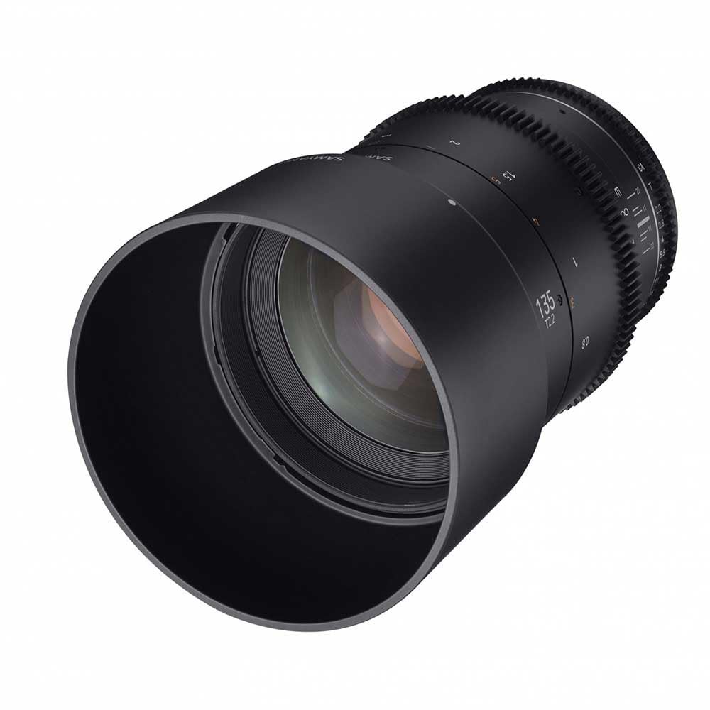 Samyang VDSLR 135mm T2.2 MK2 Lente de vídeo de Enfoque Manual para Sony FE