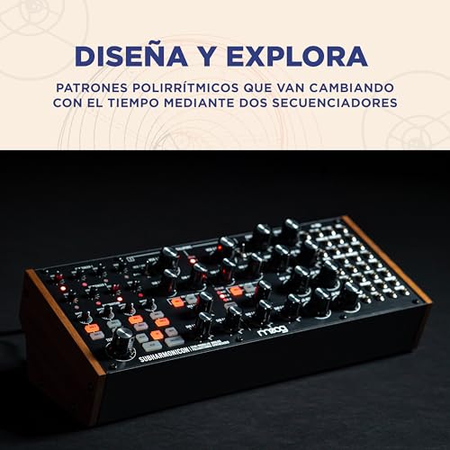 MOOG Subharmonicon - sintetizador polirrítmico analógico semimodular con secuenciador dual, MIDI y bahía de parcheo