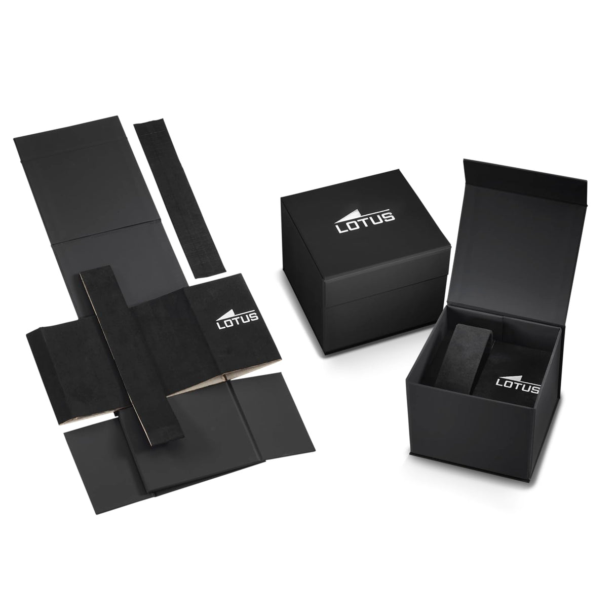 LOTUS Reloj Hombre 18977/4 Chrono Caja de Acero Inoxidable 316l Titanio Correa de Acero Inoxidable 316l Titanio