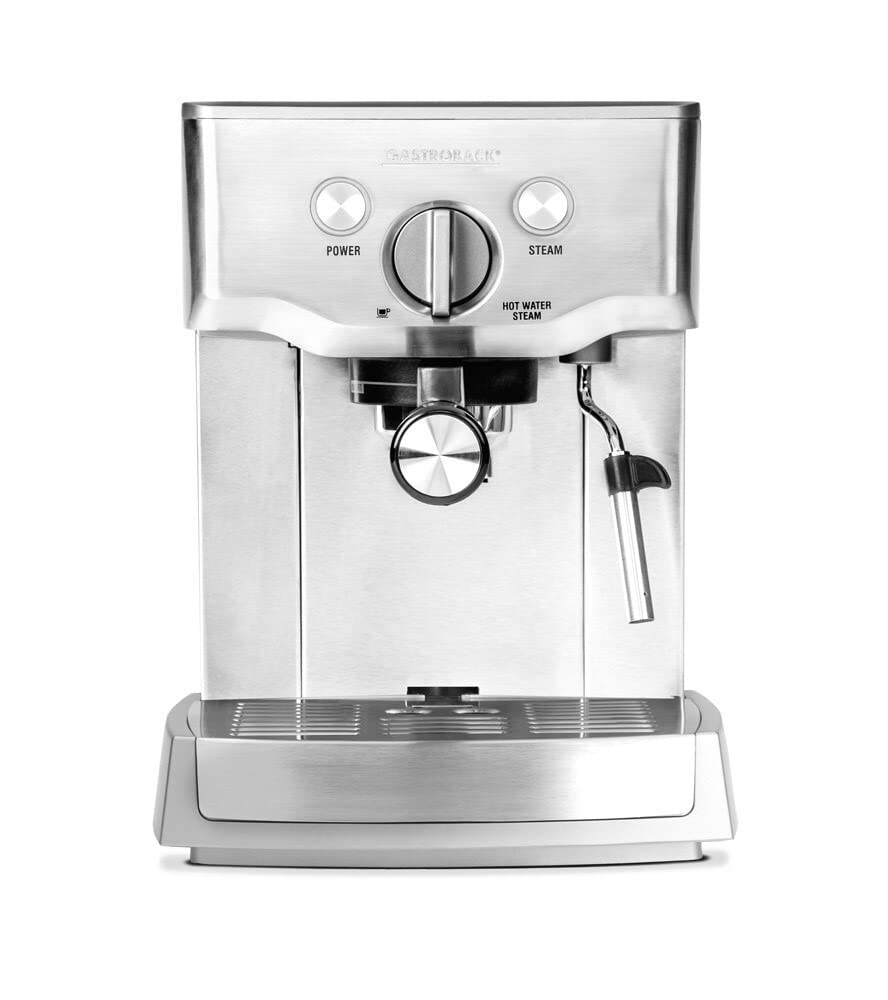 gastroback 42709 Cafetera Espresso Pro Independiente Manual 1.5L Acero inoxidable, 1000 W