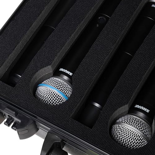 Shure By Gator - SH-MICCASEW06 - estuche para 6 micrófonos wireless Shure
