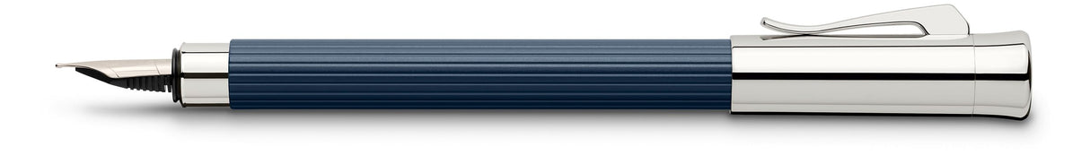 Graf von Faber-Castell 141710 Estilográfica Tamitio, azul noche M