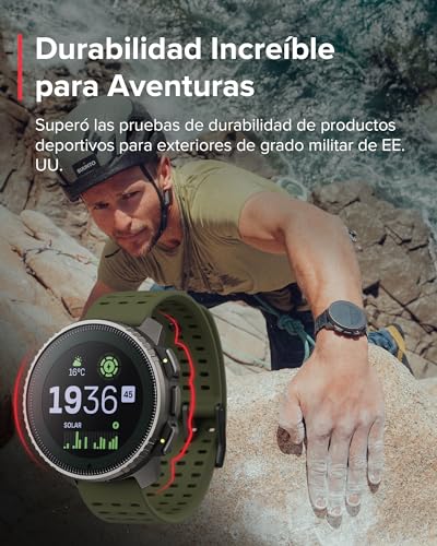 SUUNTO Vertical Reloj Deportivo - Smartwatch GPS, GPS de Doble Frecuencia, Mapas sin Conexión Gratuitos, Autonomía de hasta 50 Días, Carcasa Resistente Militarmente, Resistente al Agua hasta 100m