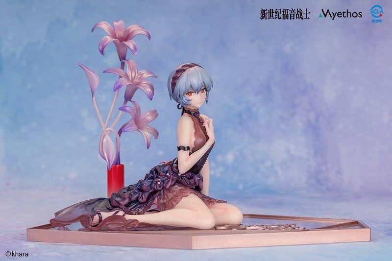 Myethos Evangelion - Estatua de PVC 1/7 Rei Ayanami y Asuka Shikinami Langley: Whisper of Flower Ver. Set