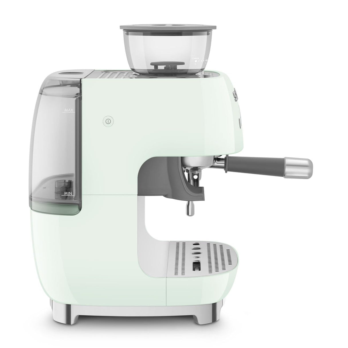 SMEG EGF03PGEU Cafetera Espresso con Molinillo, Plastic, Verde Pastel