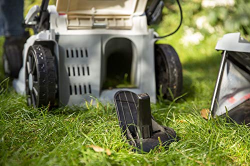 IKRA cortacésped Mulching ICM 2/2037, Incl. 2X batería y Doble Cargador rápido